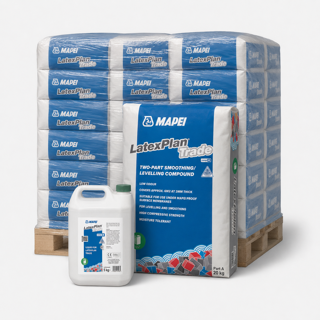 Mapei Latexplan Trade Two Part Levelling Compound 25kg [40 BAGS & BOTTLES]