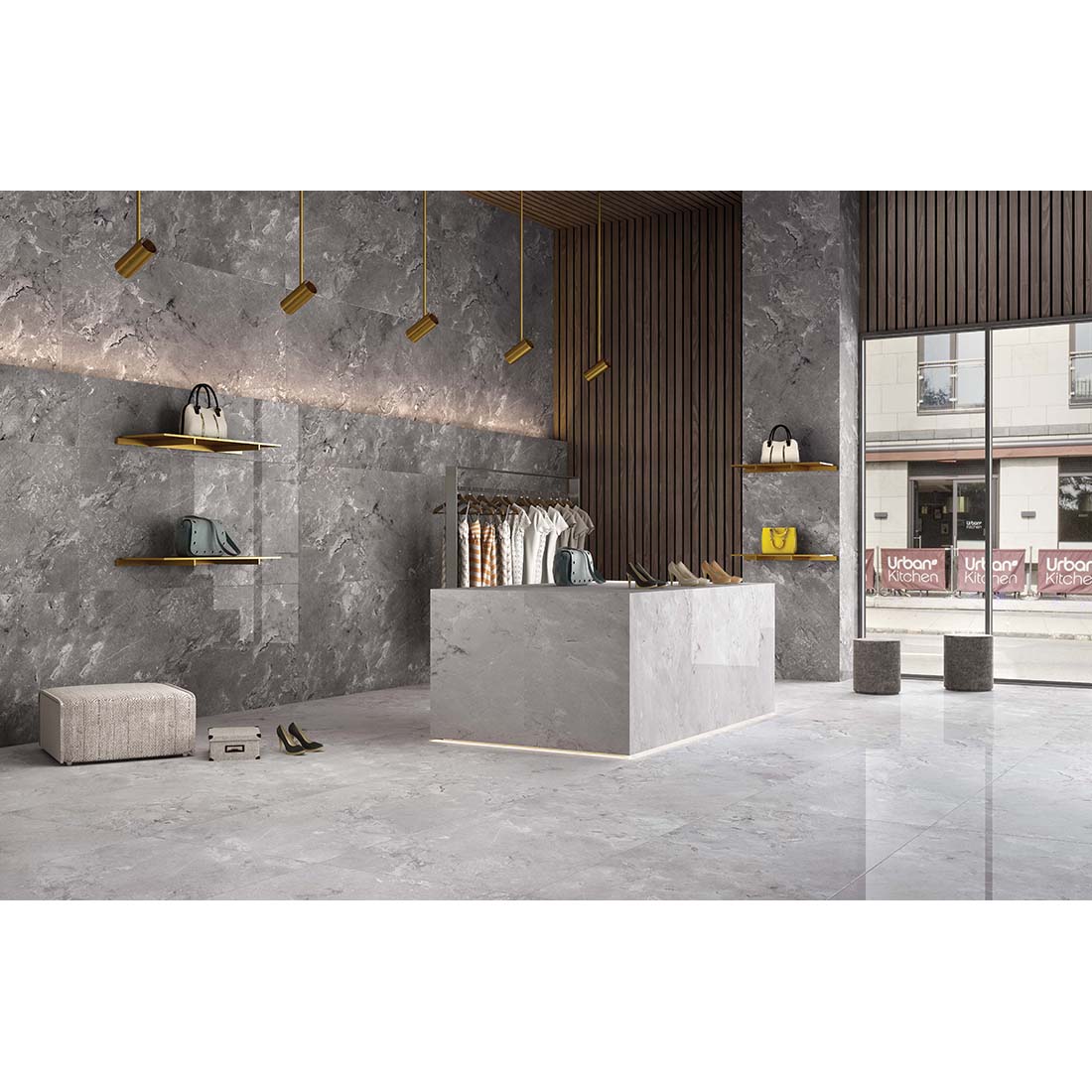 Castagno Gris Polished 60x120cm - £19.99 per M²