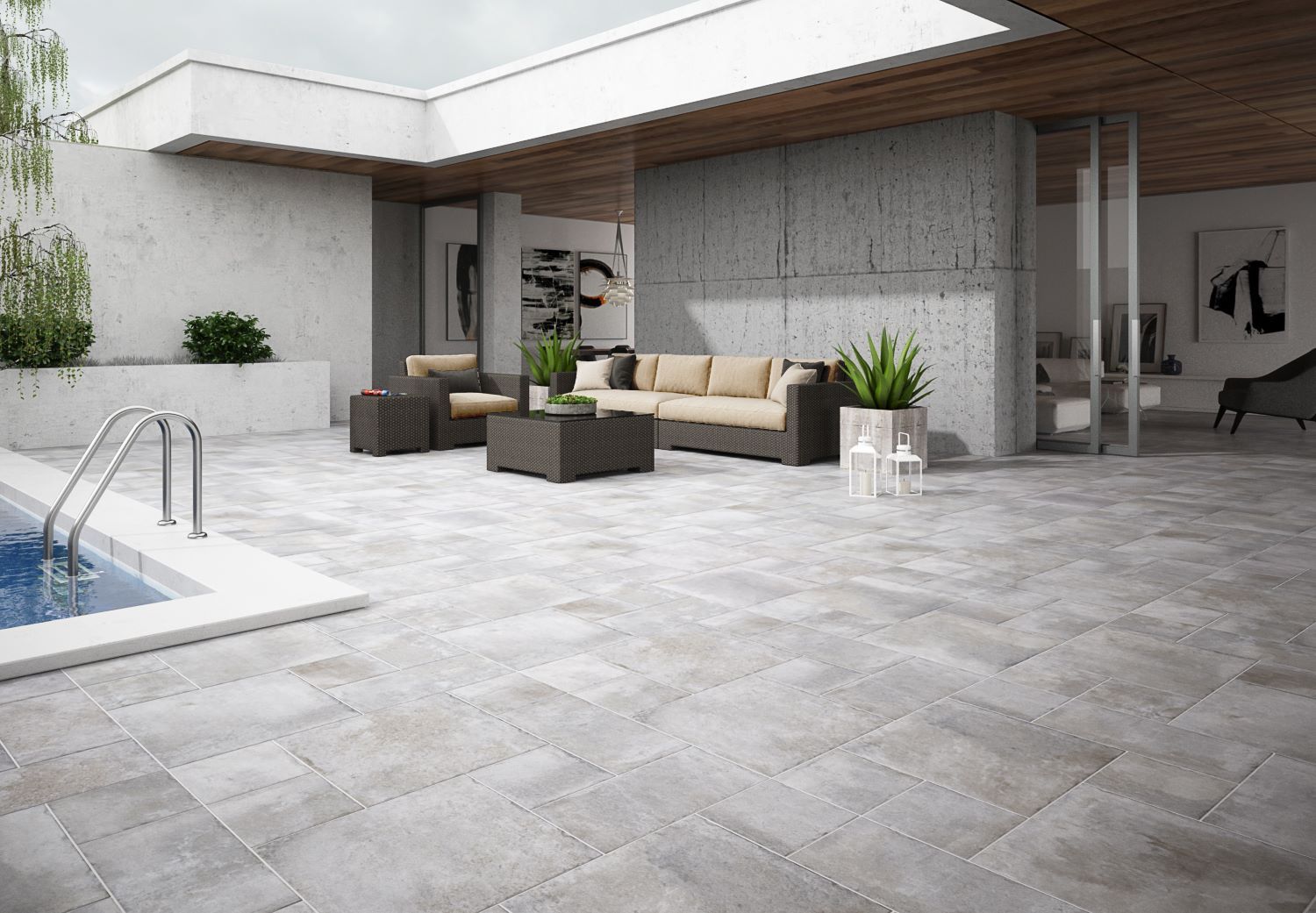 Dobe Silver Modular - £41.99 per M²