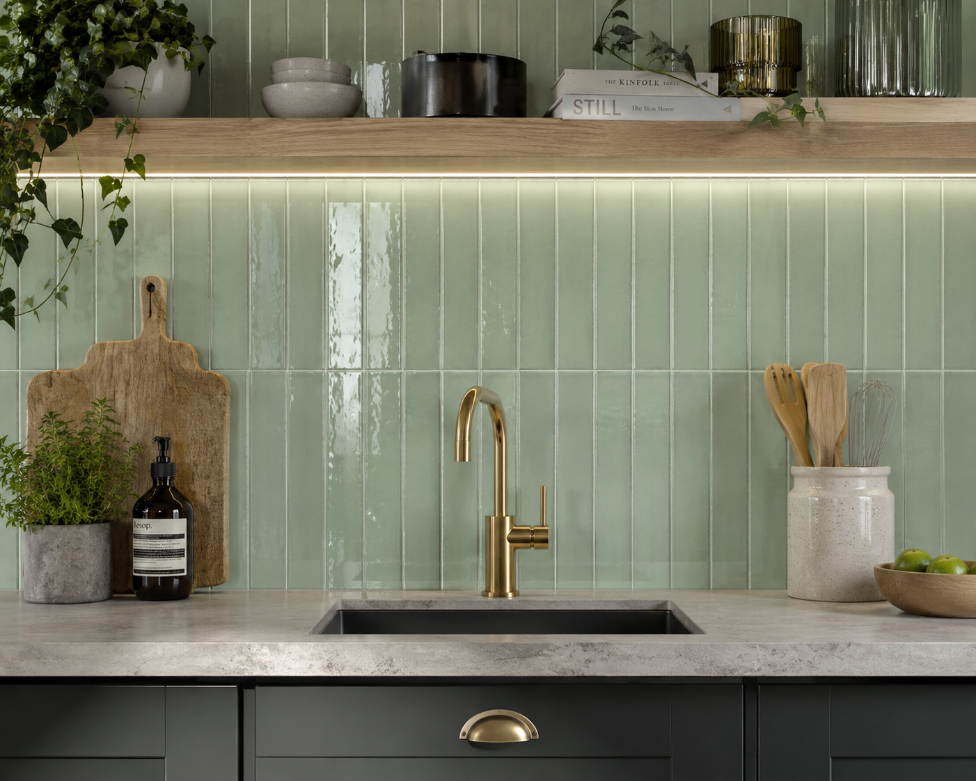 Alca Sage 7.5x30cm - £36.99 per M²