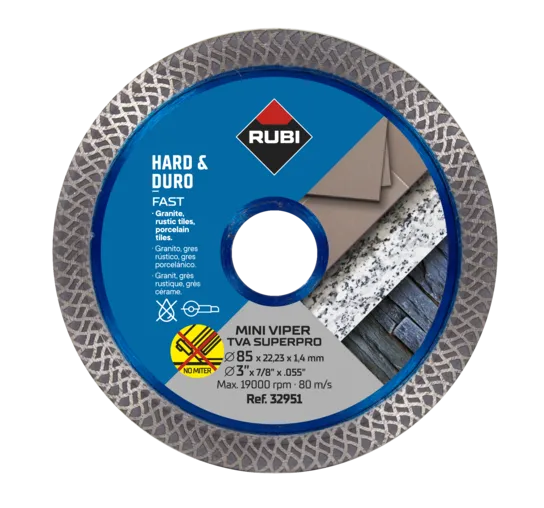 Rubi Turbo Viper TVA Mini Grinder Blade 85mm