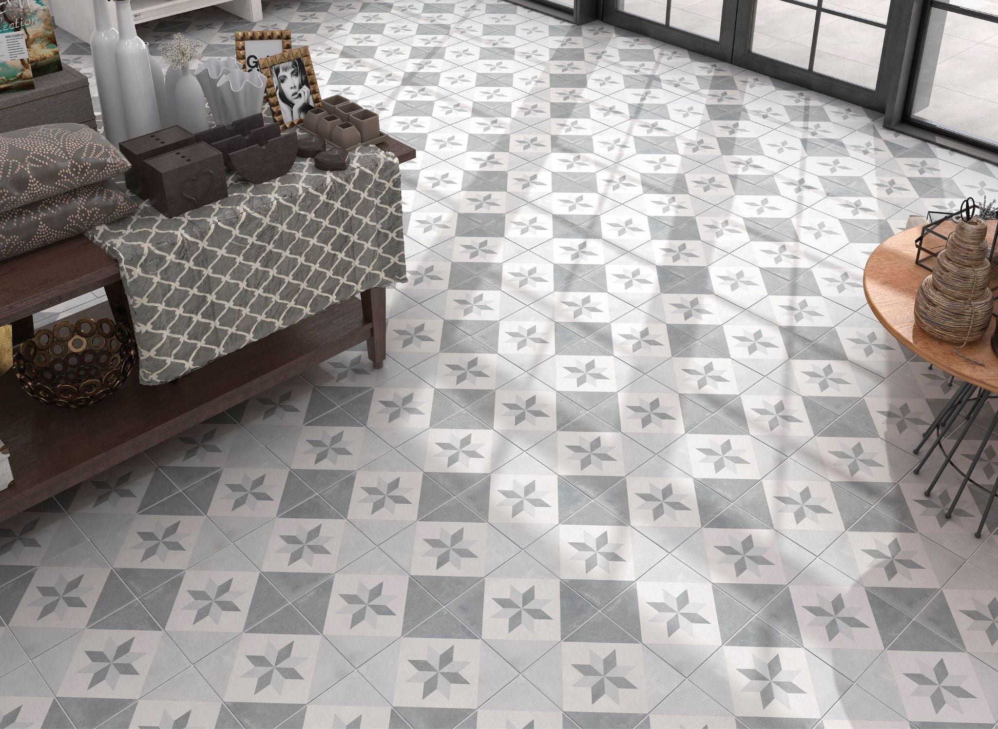 Decor Diamond 20x20cm - £33.99 per M²