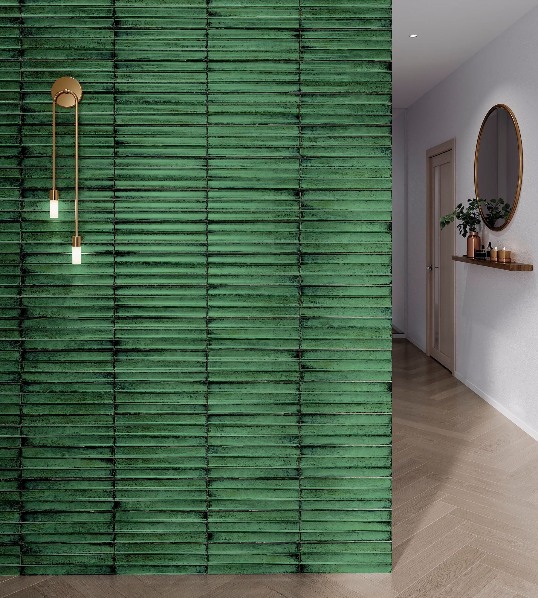 Del Green 12x35cm - £39.99 per M²