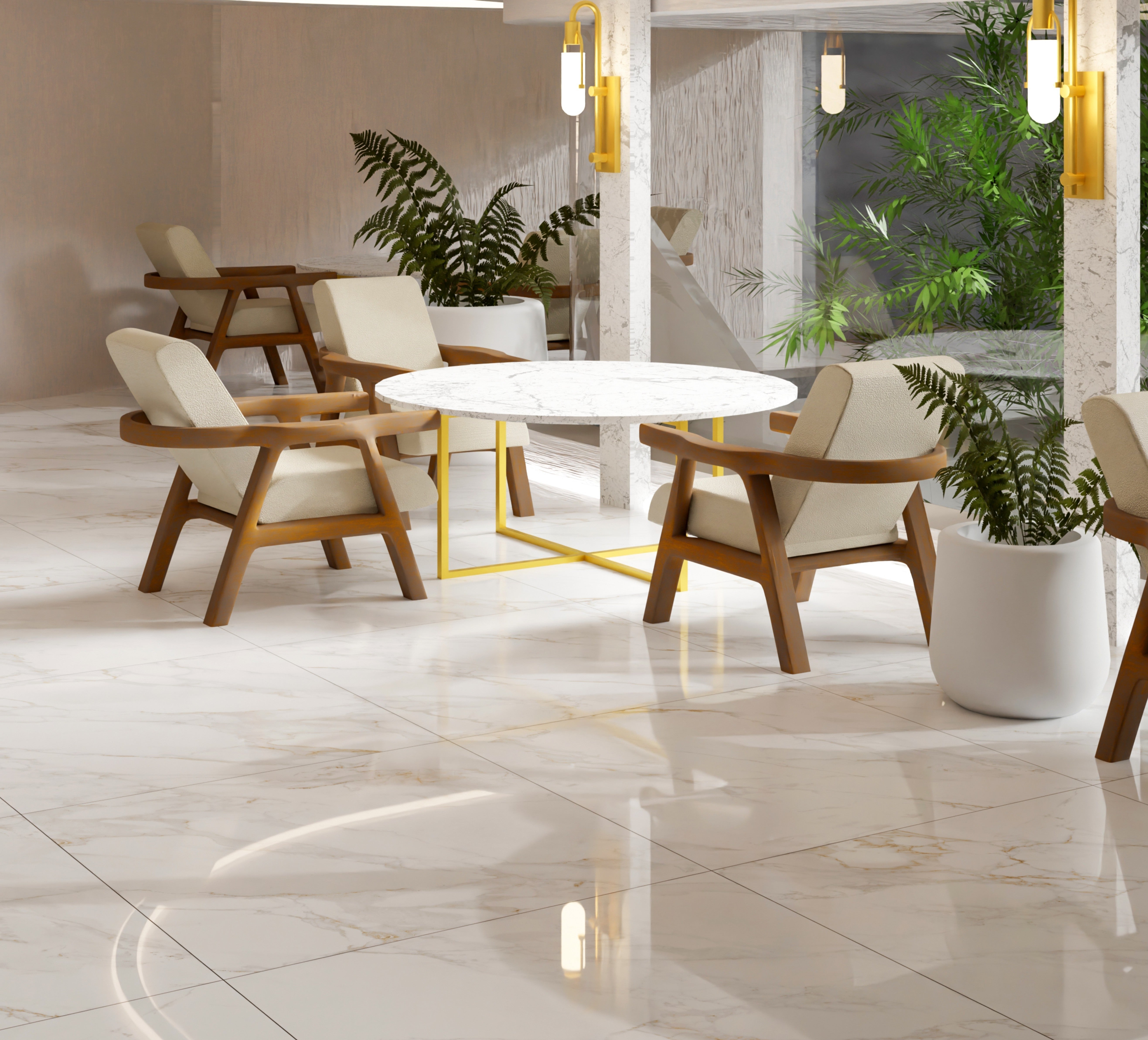 Stron Gold Marble 80x80cm - £28.99 per M²