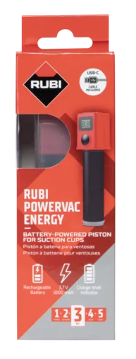 Rubi Powervac Energy - Battery Adapter for Rubi Ellip Suction Cup