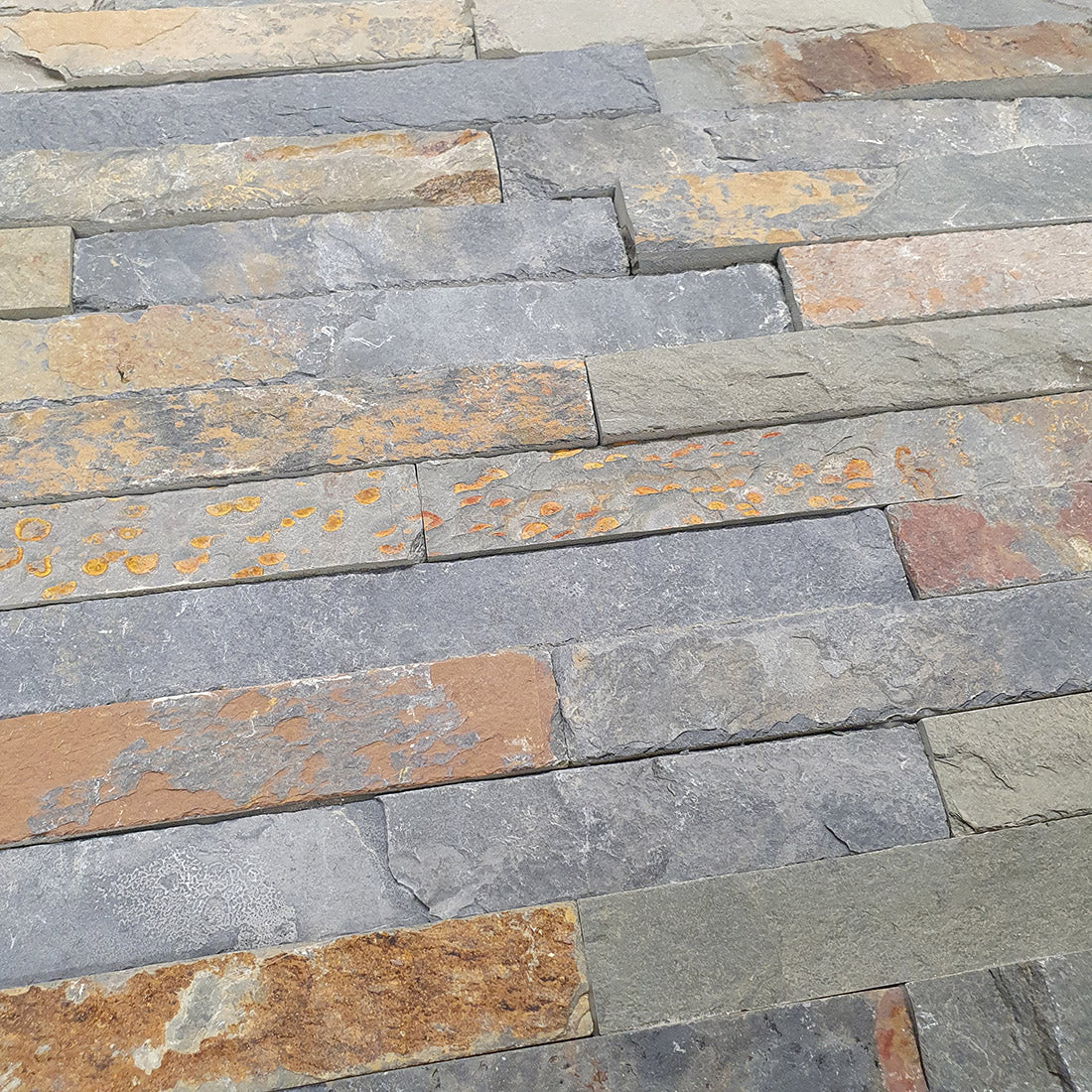 Rustic Slate Splitface 10x36cm - £42.99 Per M²