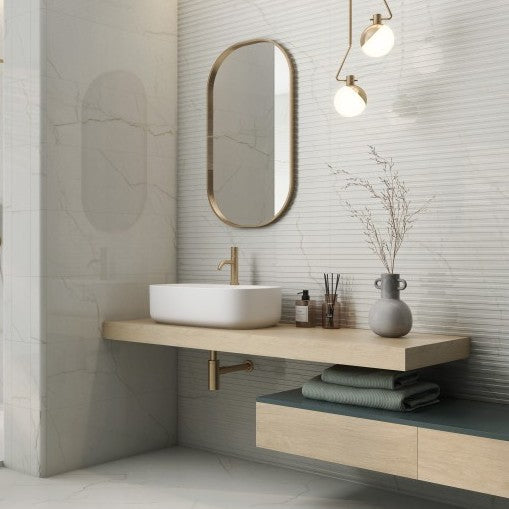 Supreme Lined Gloss Decor 30x90cm - £29.99 per M²