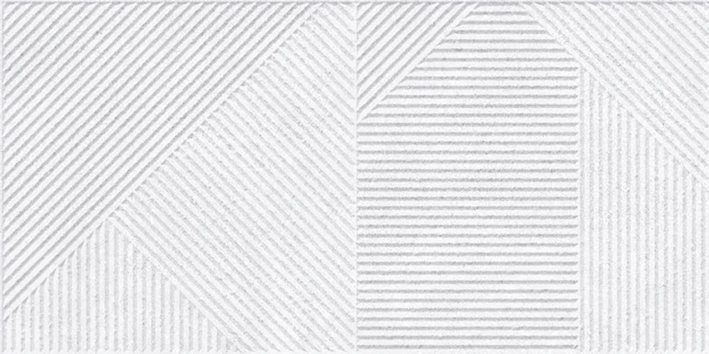 Rhyme White Decor 30x60cm - £31.99 per M²