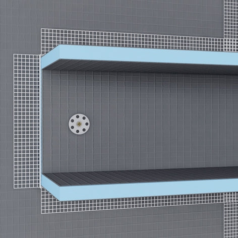 Wedi Tools Galvanised 35mm XPS Washers - 100 Pack